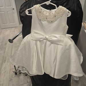 White Toddler Dress